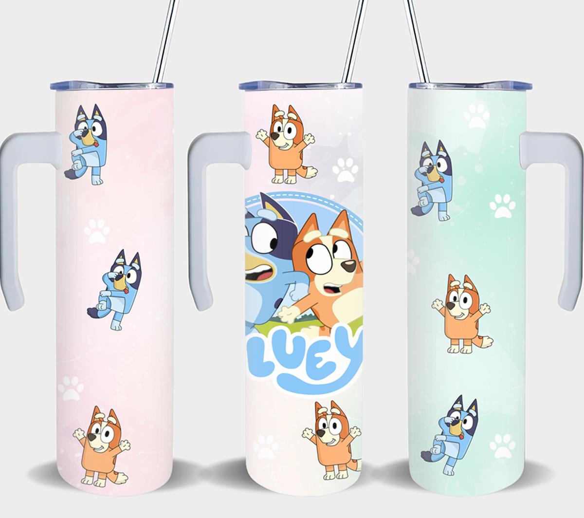 Blue Dog - tumbler