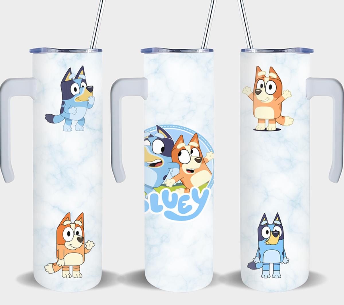 Blue Dog - tumbler