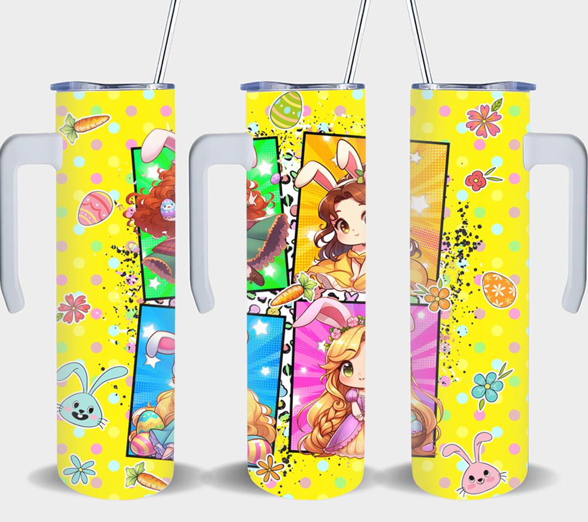 Merida, Belle, Aurora, Rapunzel-8921 - tumbler