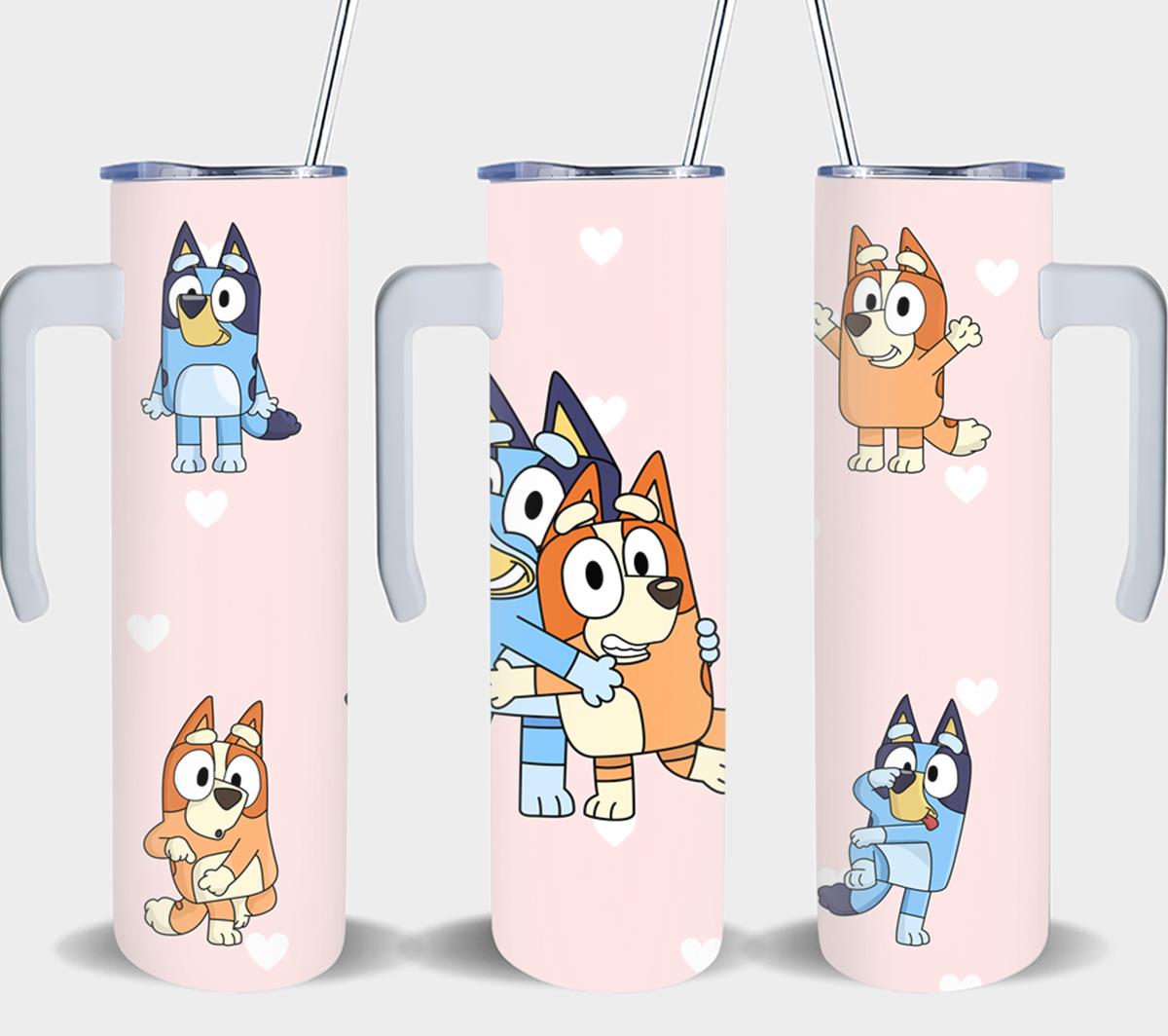 Blue Dog - tumbler