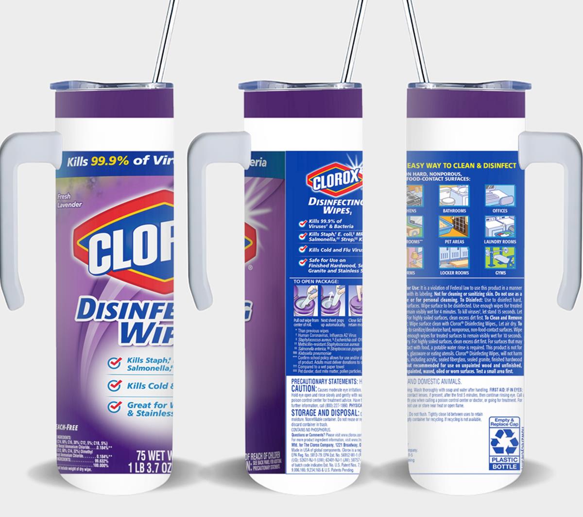 Clorox - tumbler