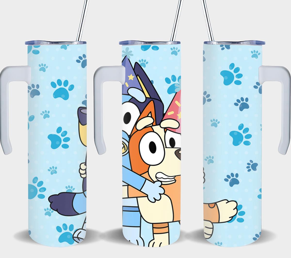 Blue Dog - tumbler