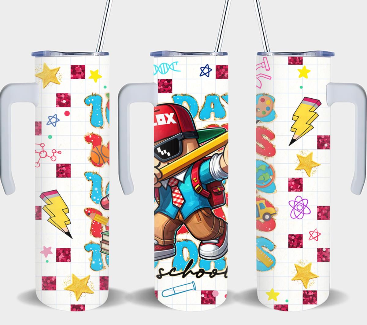 100 Days of School-8783 - tumbler