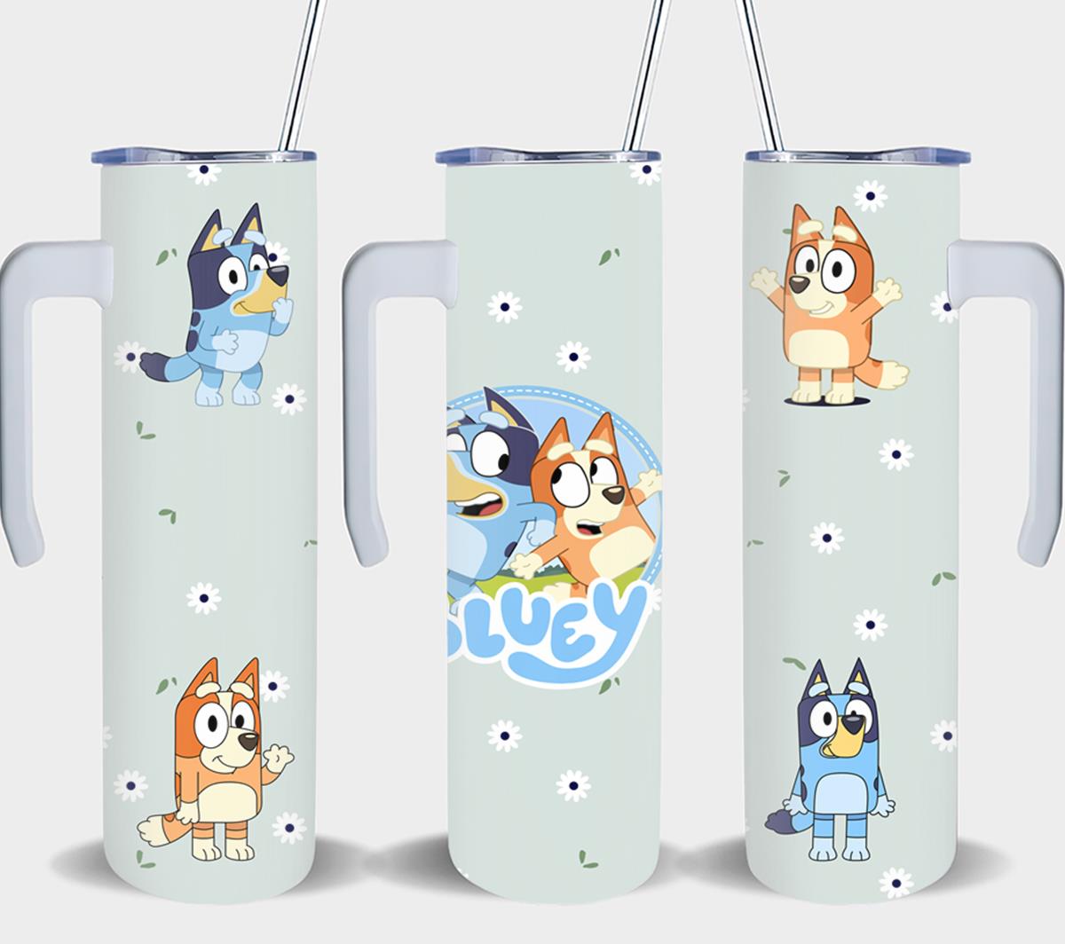 Blue Dog - tumbler