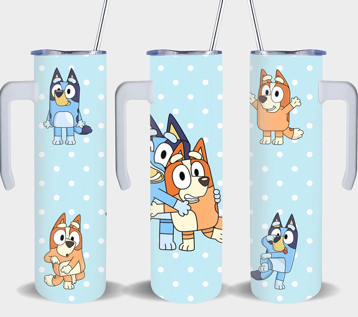 Blue Dog - tumbler