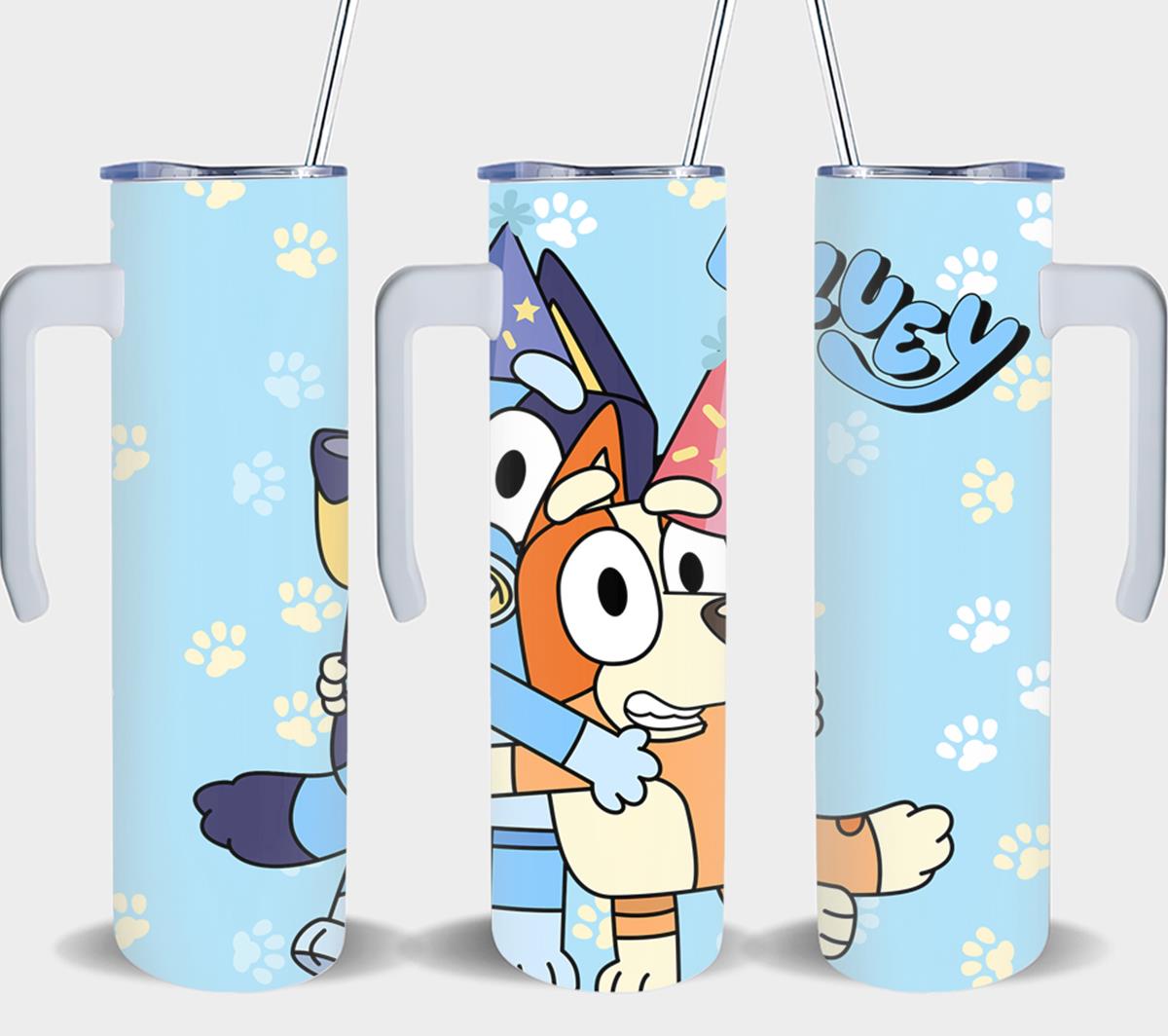 Blue Dog - tumbler