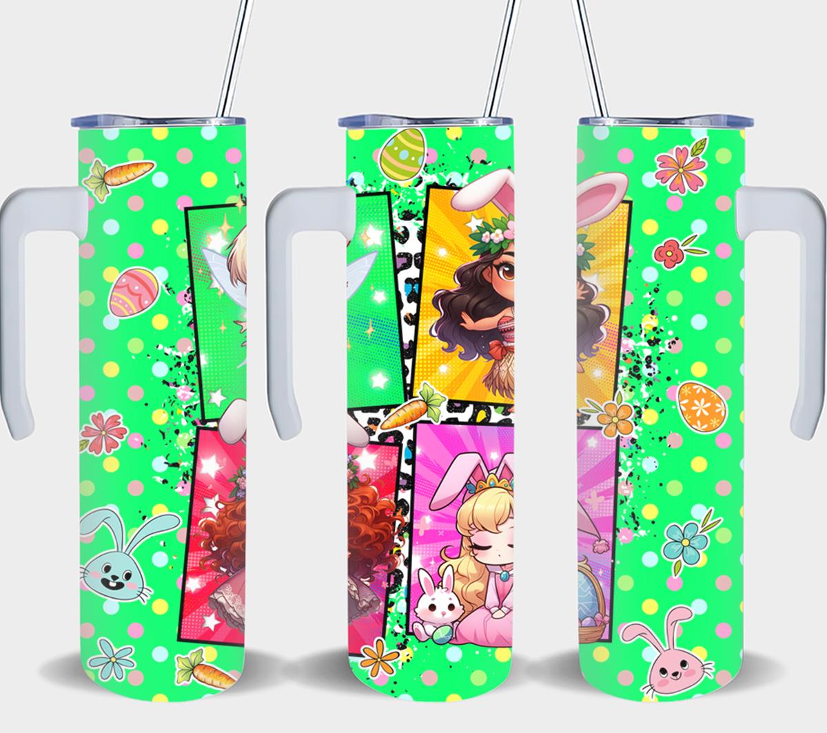 Tinker Bell, Moana, Merida, Aurora-8926 - tumbler