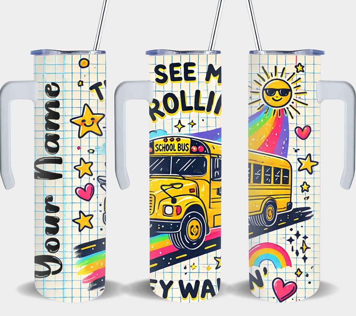 Personalized School Bus Driver-8111 - tumbler