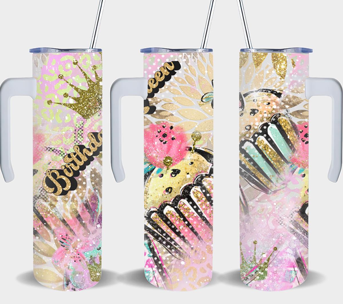 Birthday Queen - tumbler
