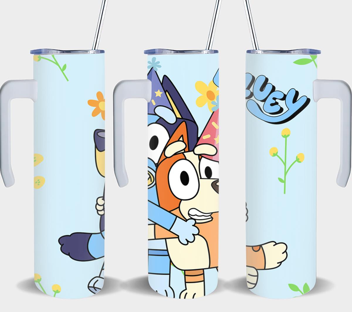 Blue Dog - tumbler