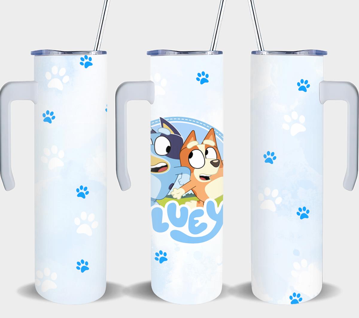 Blue Dog - tumbler