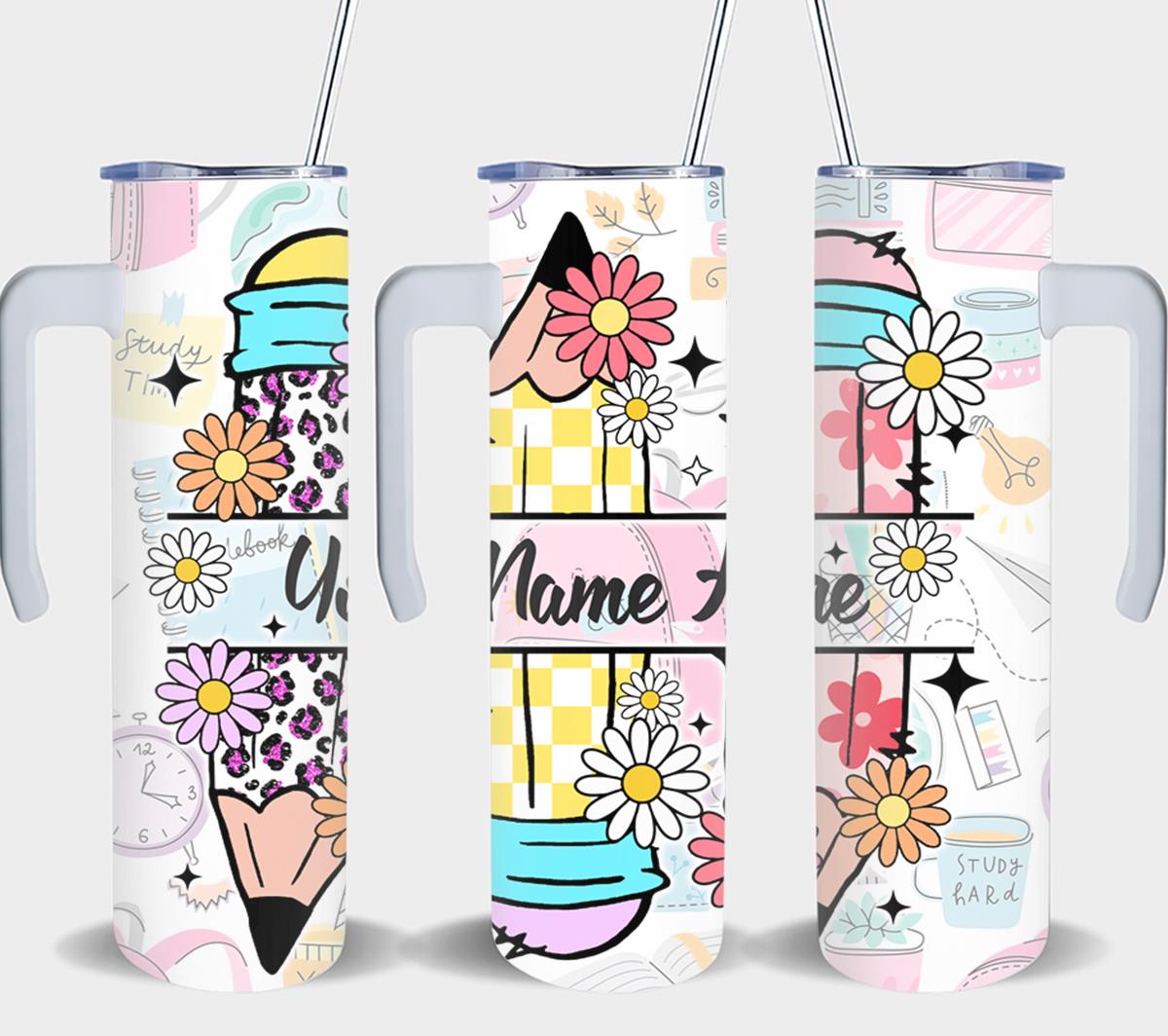 Personalized Back to School-8091 - tumbler