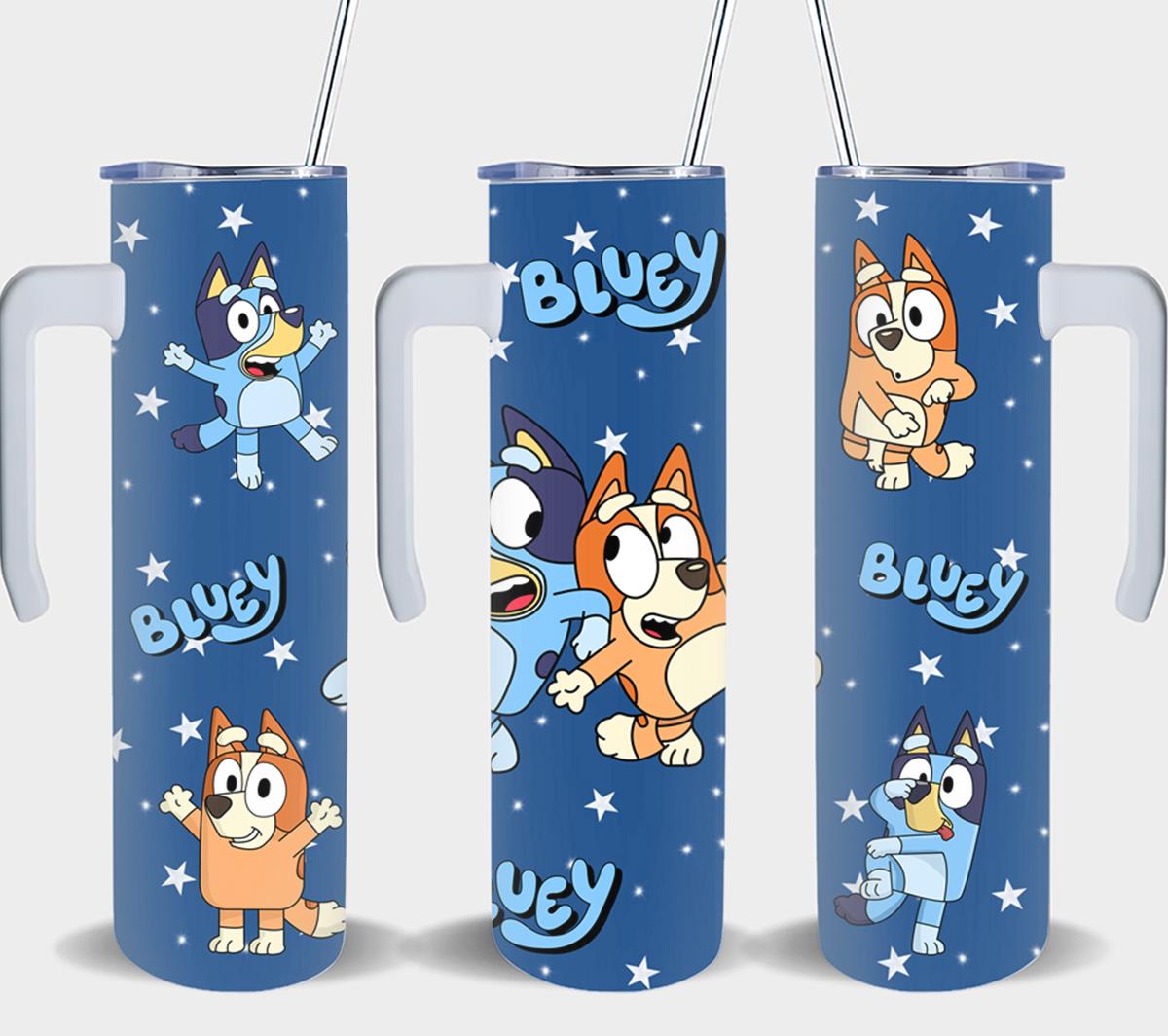 Blue Dog - tumbler