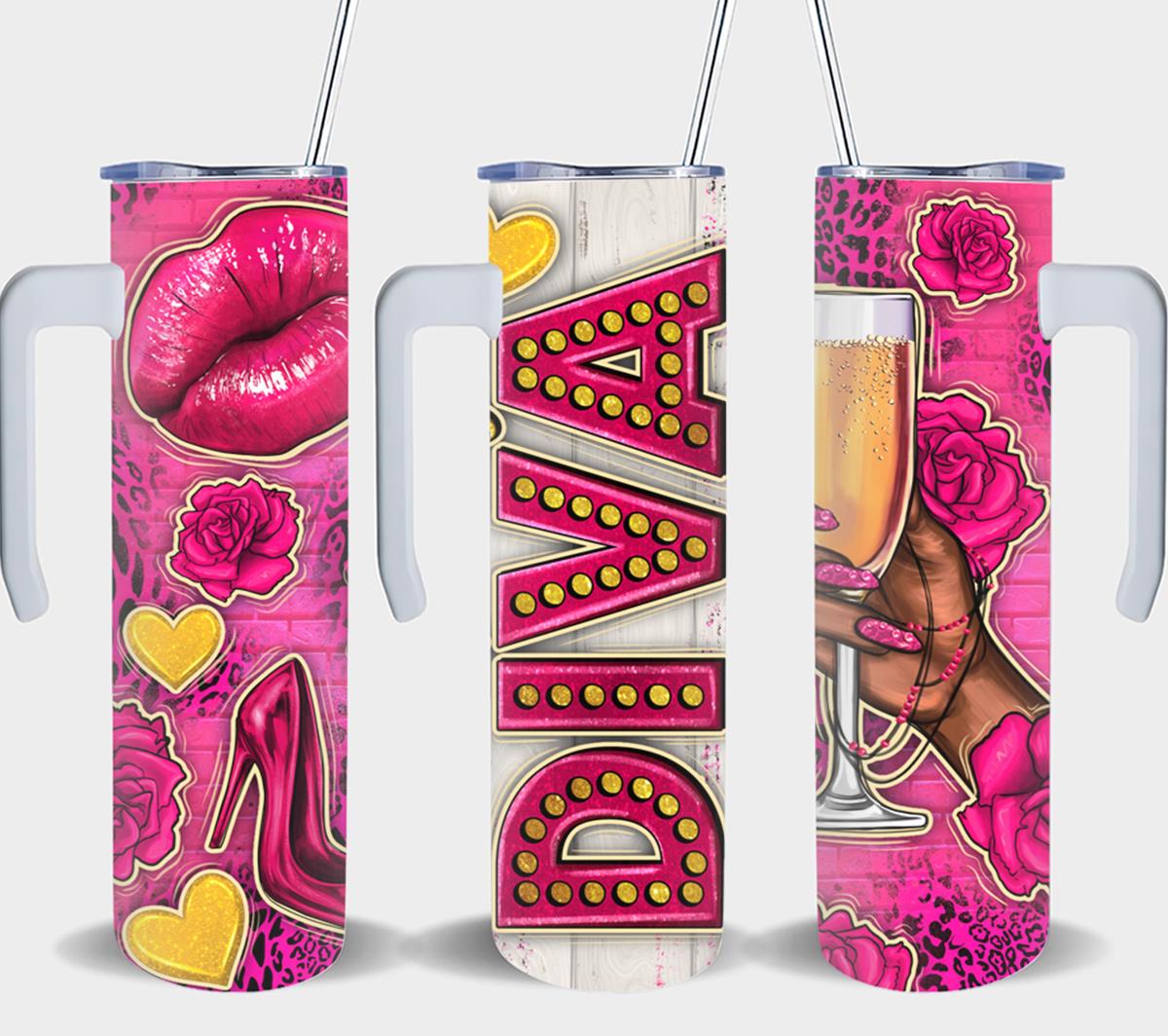 Birthday Diva - tumbler