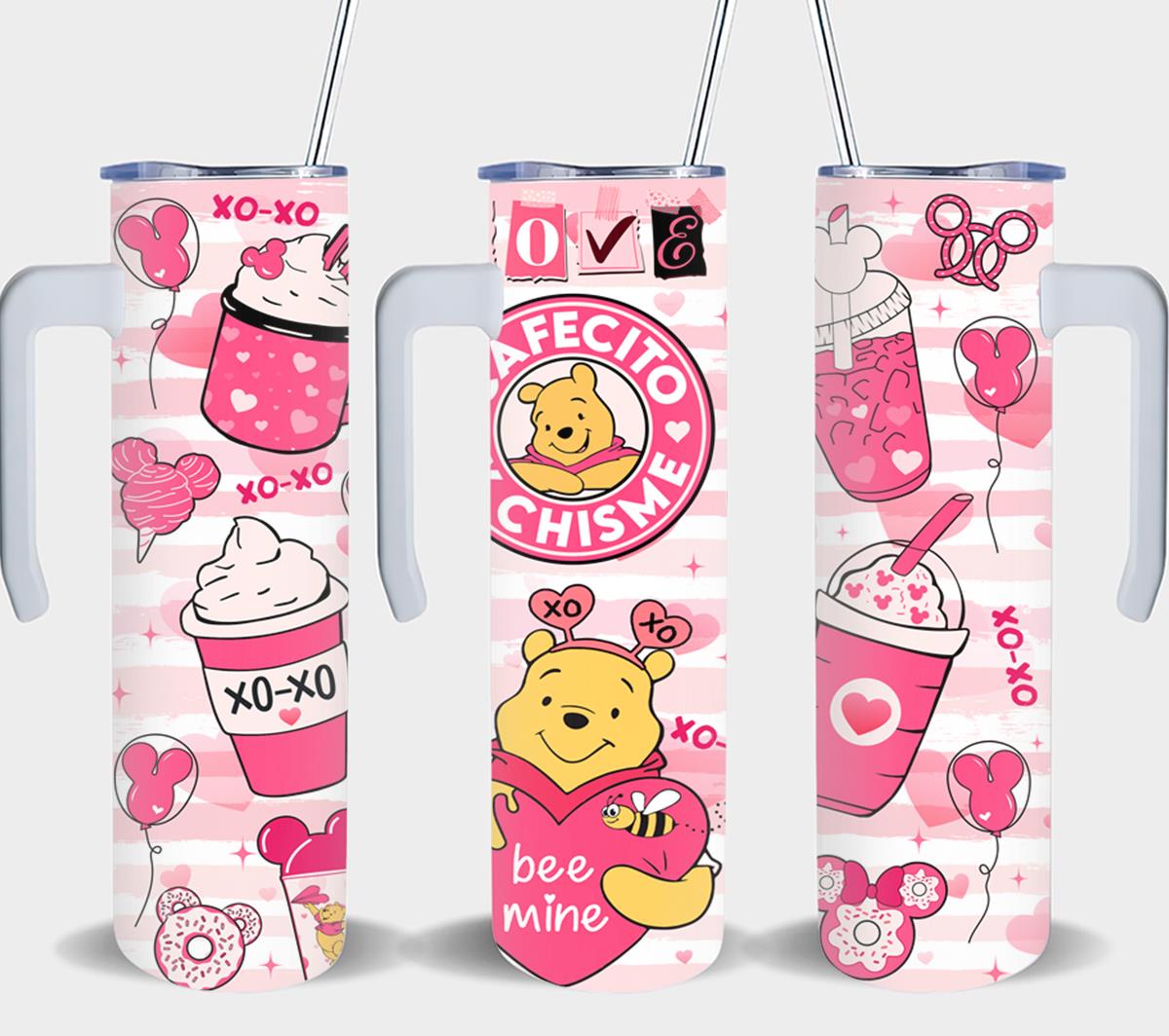 Love Cafecito y Chisme Bear-8807 - tumbler