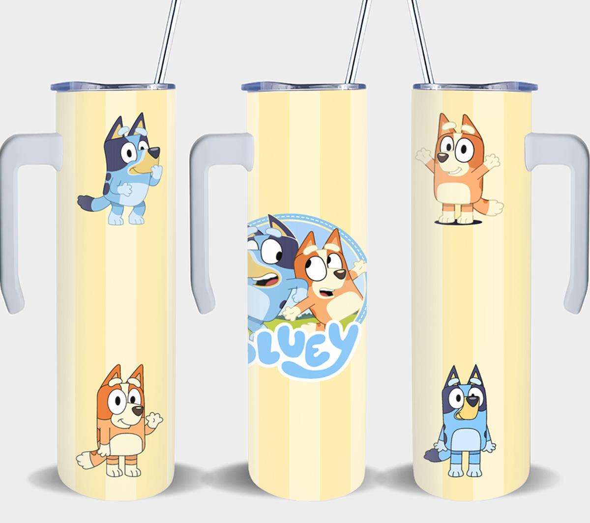 Blue Dog - tumbler
