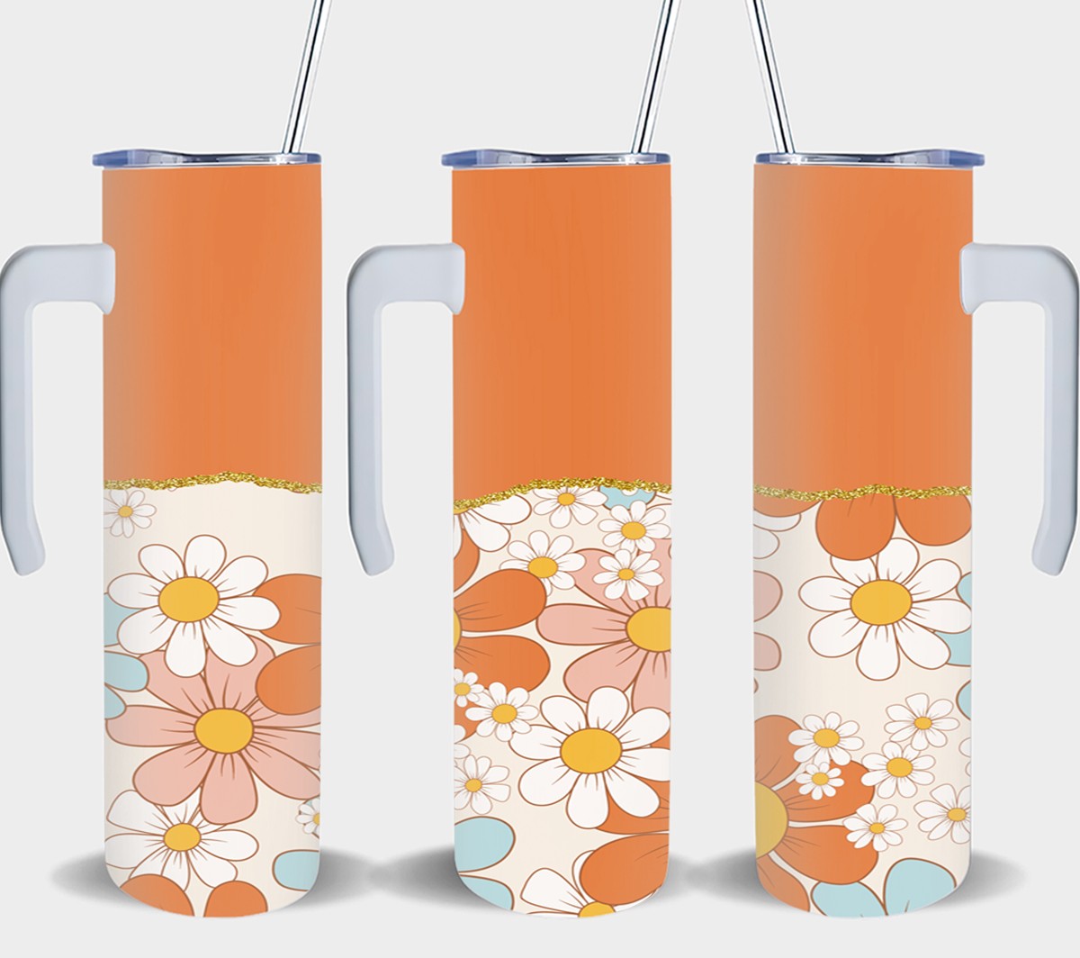 Orange Flower-10593 - tumbler