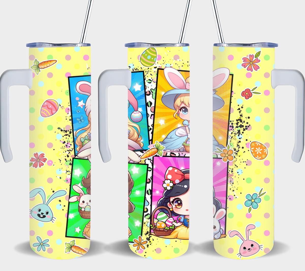 Aurora, Cinderella, Belle, Snow White-8907 - tumbler