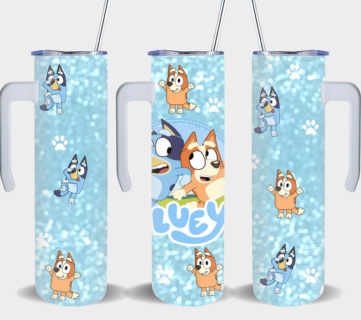 Blue Dog - tumbler
