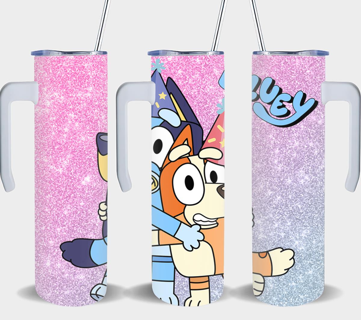 Blue Dog - tumbler