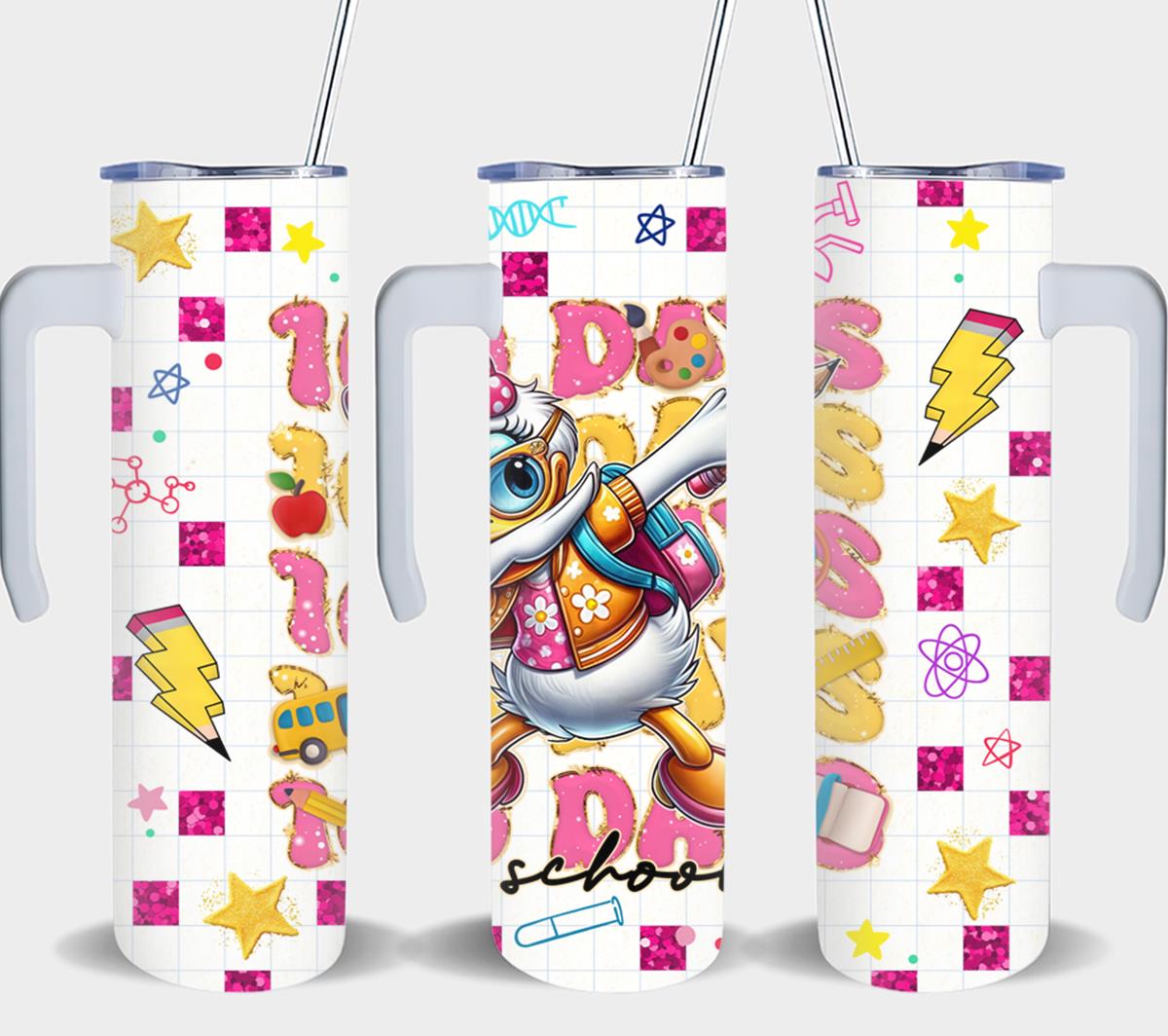 100 Days of School - tumbler