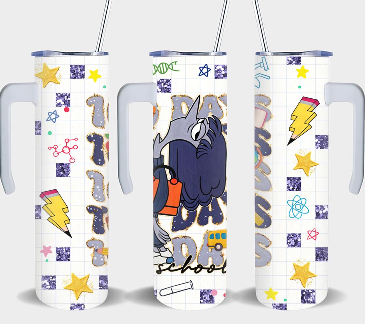 100 Days of School - tumbler