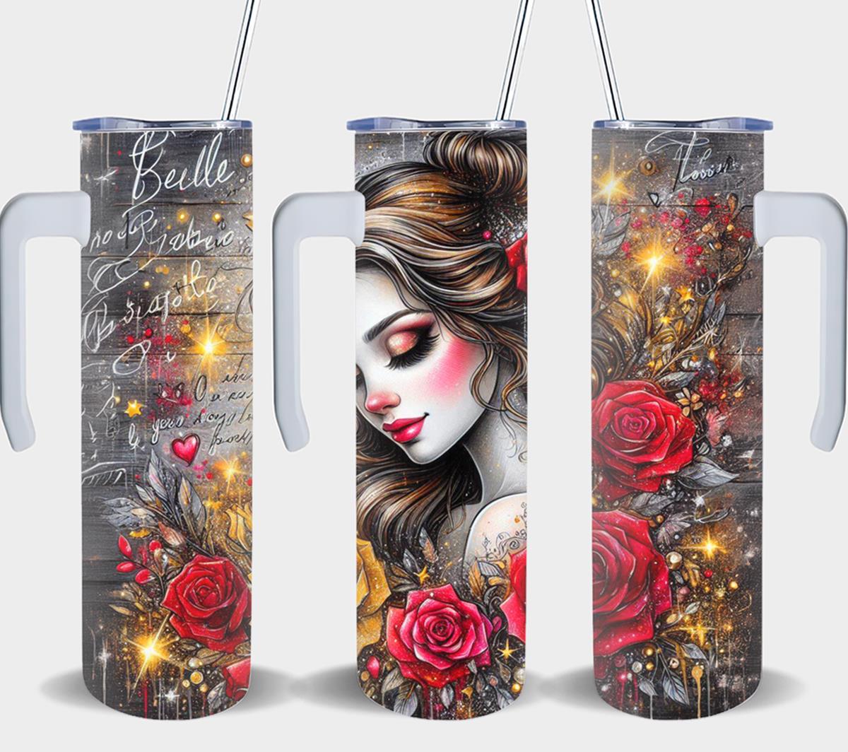 Princess Belle-9317 - tumbler