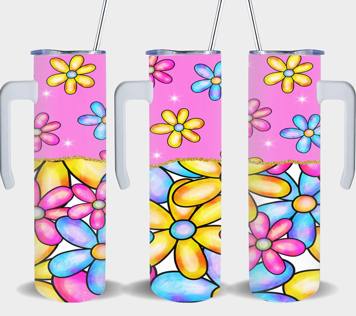 Bubble Gum FLowers-10566 - tumbler