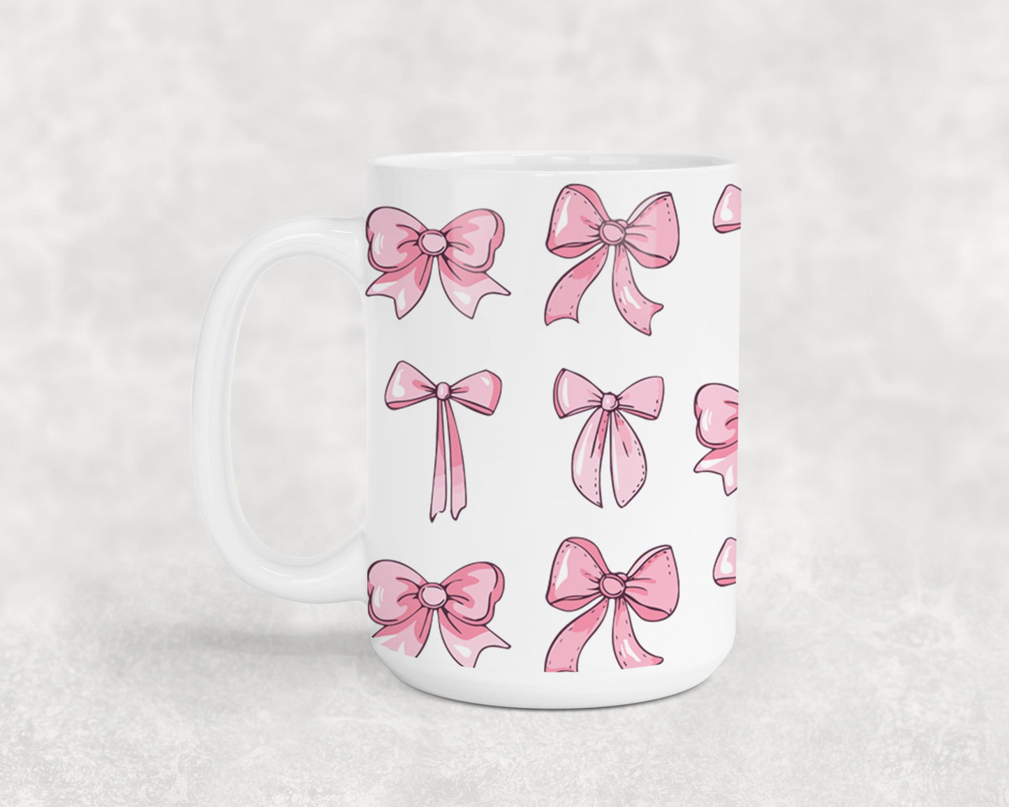 Pink Bow-9993 - mugs