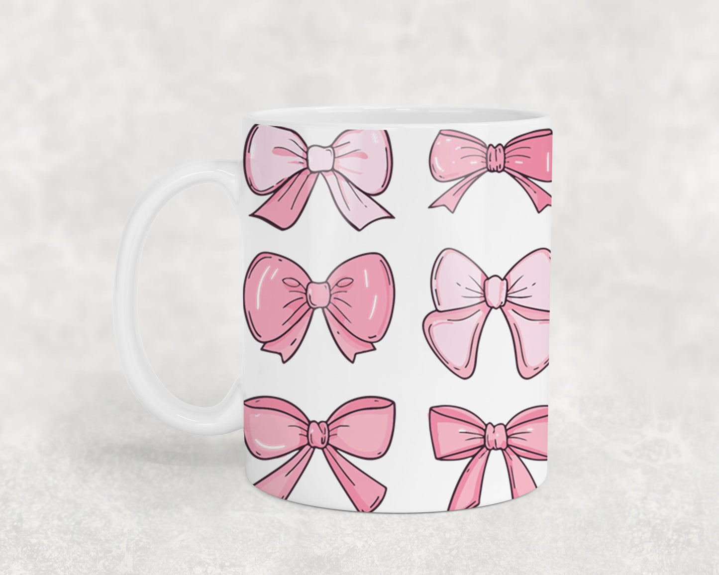 Pink Bow-9990 - mugs