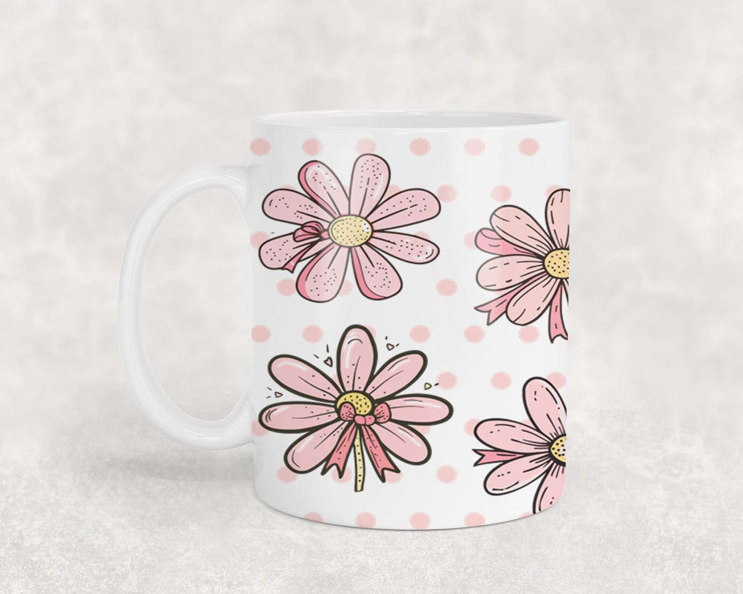 Pink Bow-9991 - mugs