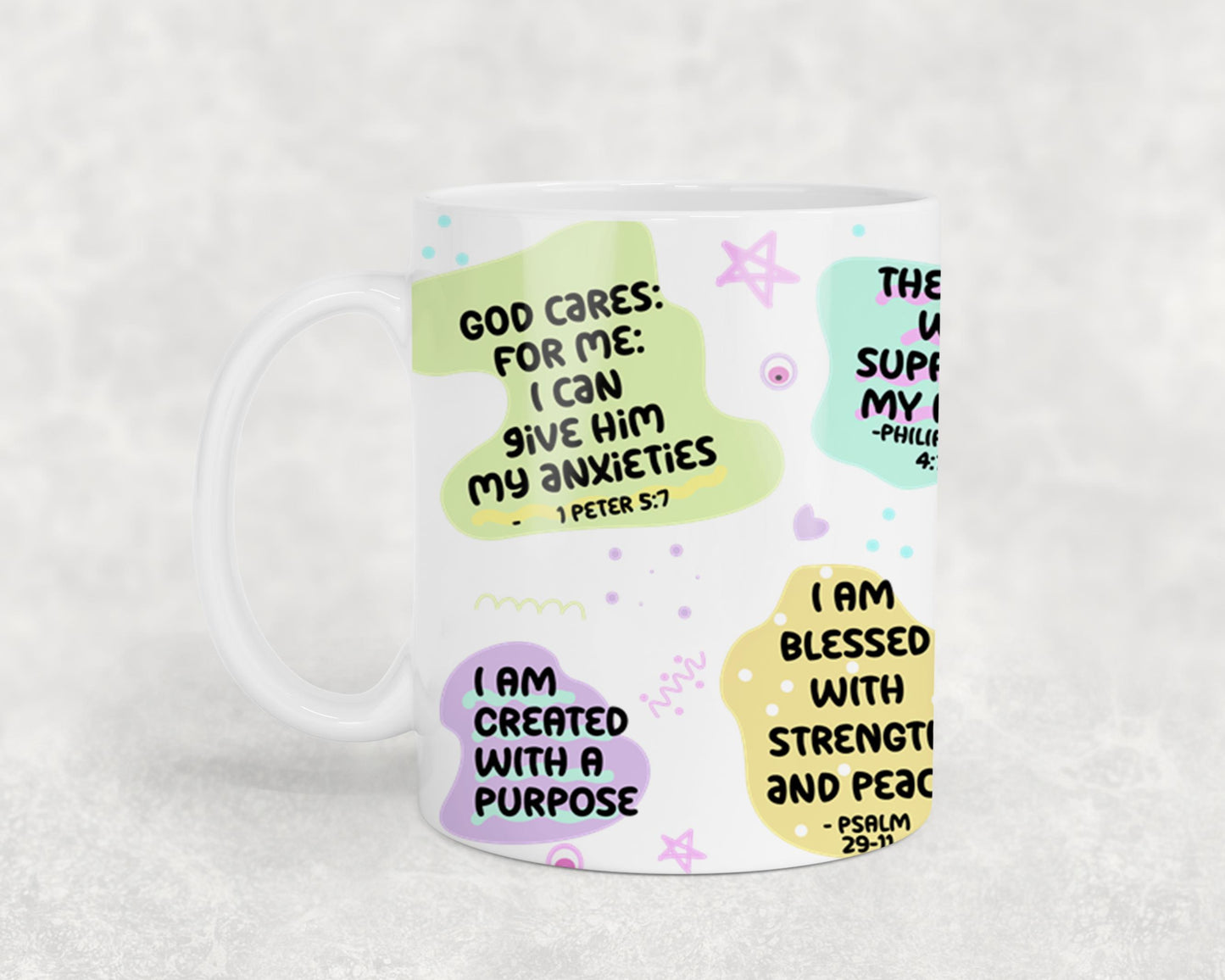 My Daily Bible Affirmation-10215 - mugs