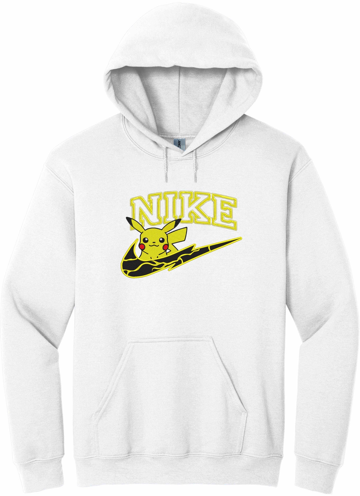 Pikachu Embroidered Logo - hoodie