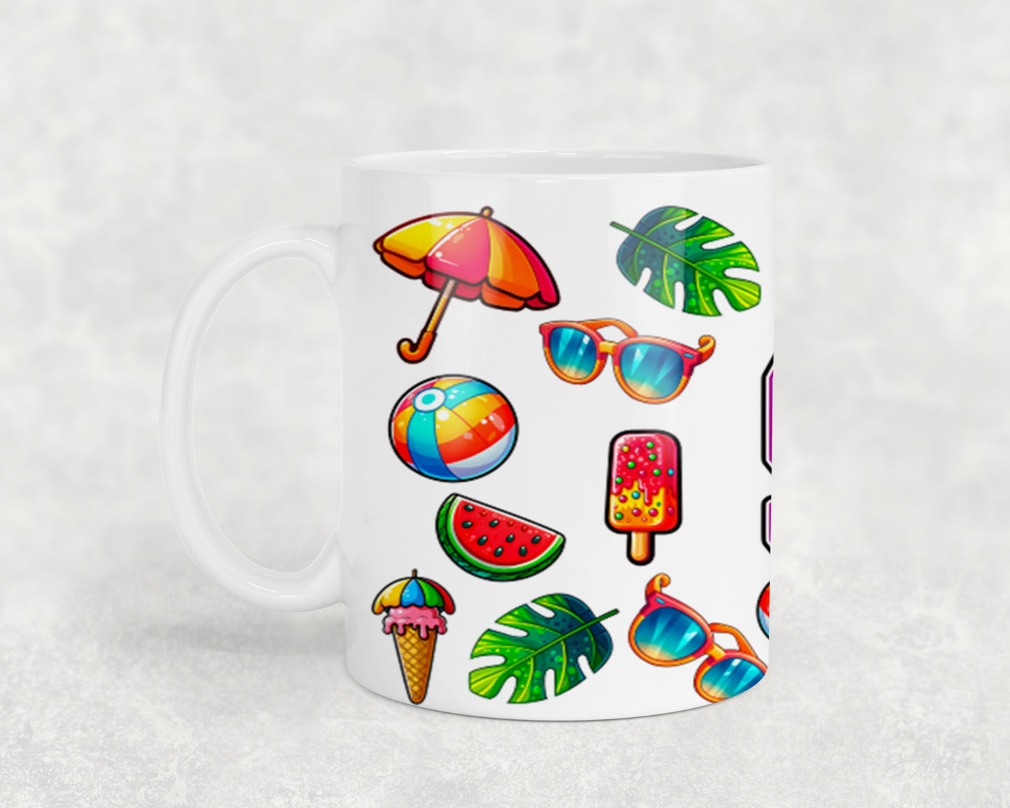 Summer Rainbow Flowers-10671 - mugs