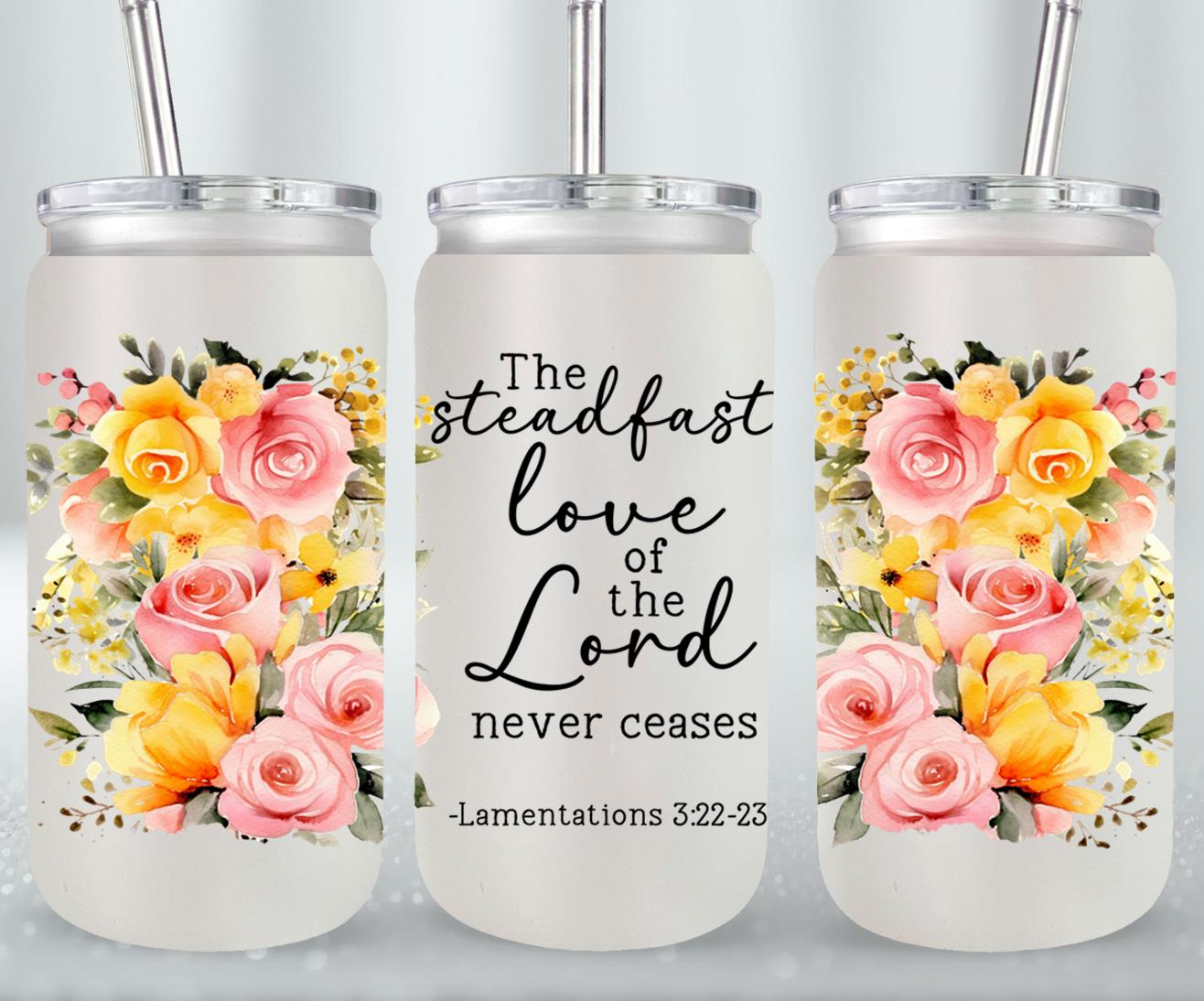 Love OF The Lord-10214 - glass can