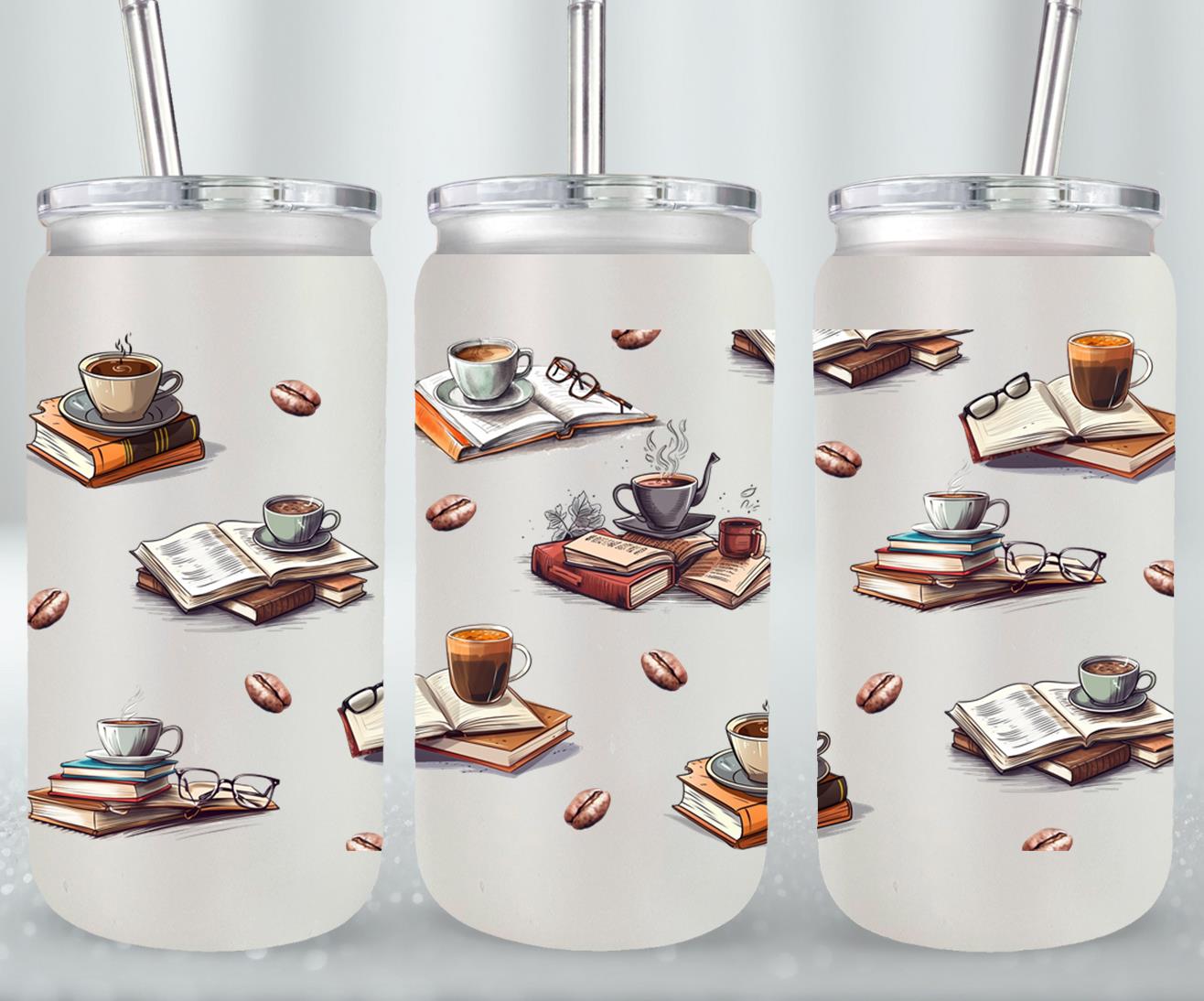 Books and Coffee1-9970 - glass can