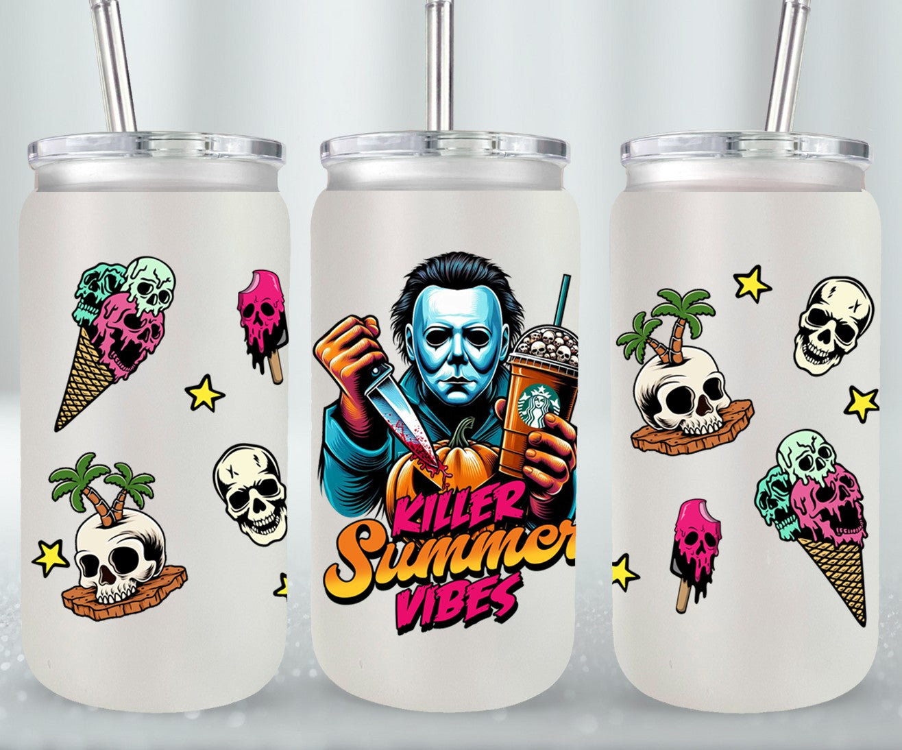 Killer Summer Vibes-10715 - glass can