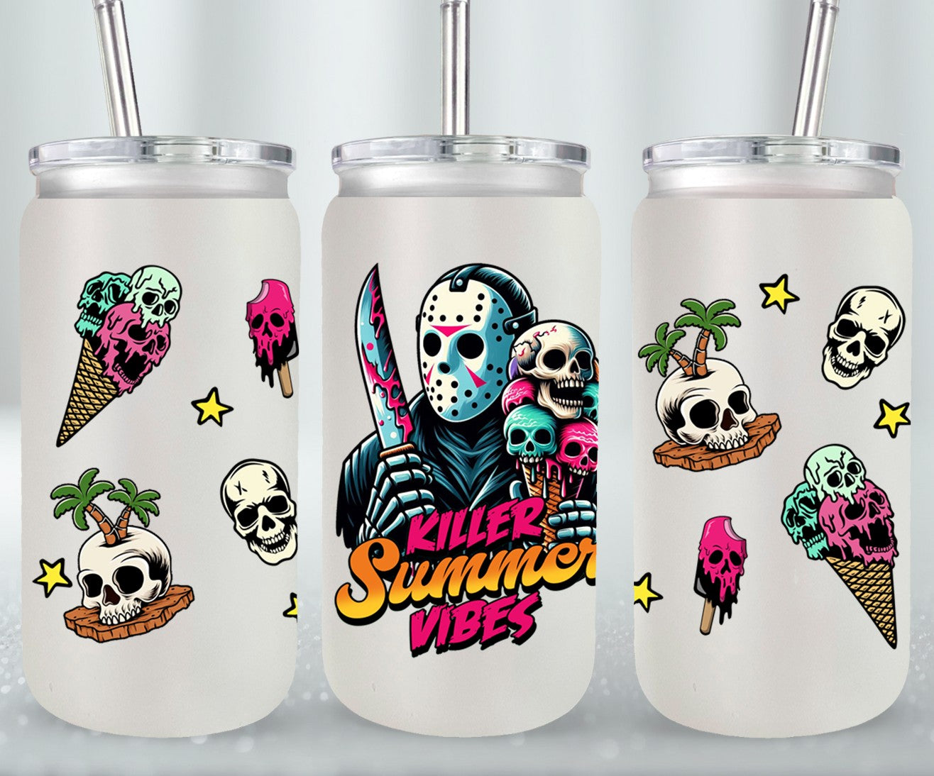 Killer Summer Vibes-10708 - glass can