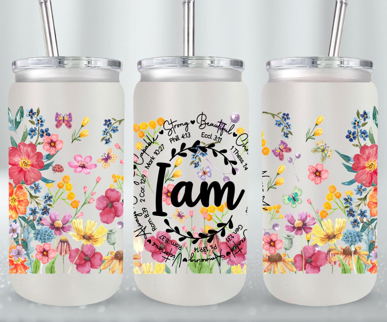 I am-10206 - glass can
