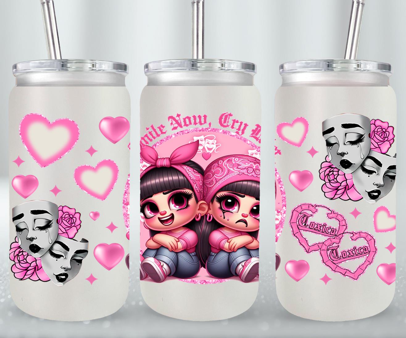 Smile Now Cry Later-10176 - glass can