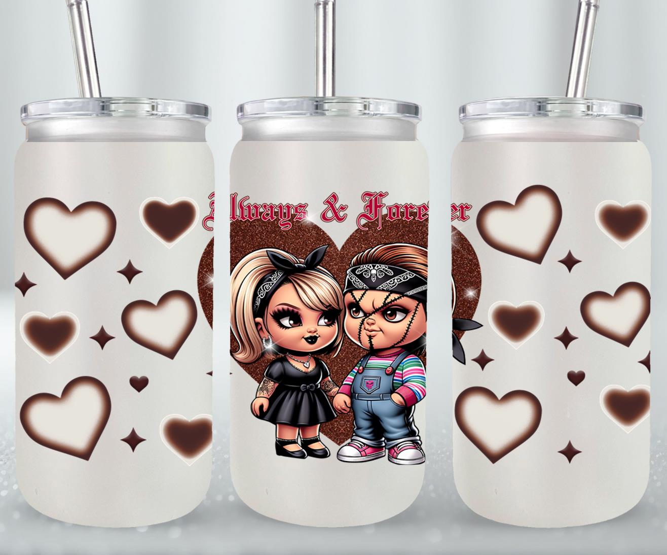 Always and Forever-10114 - glass can