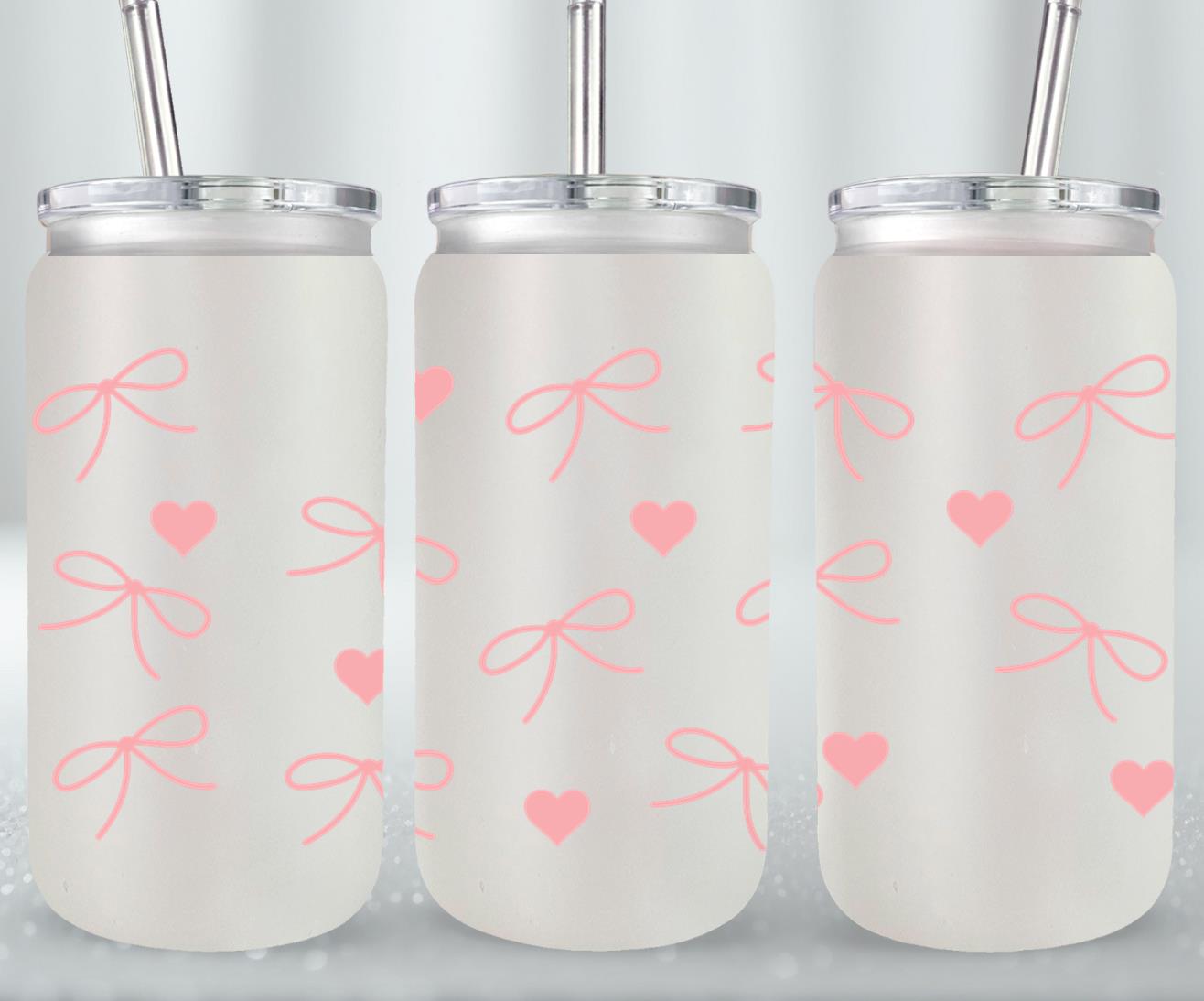 Heart Coquette-10256 - glass can