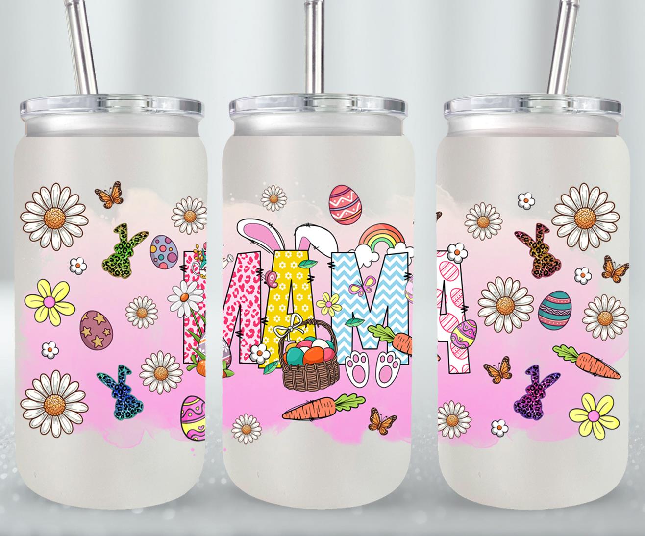 Mama Easter Day-10435 - glass can