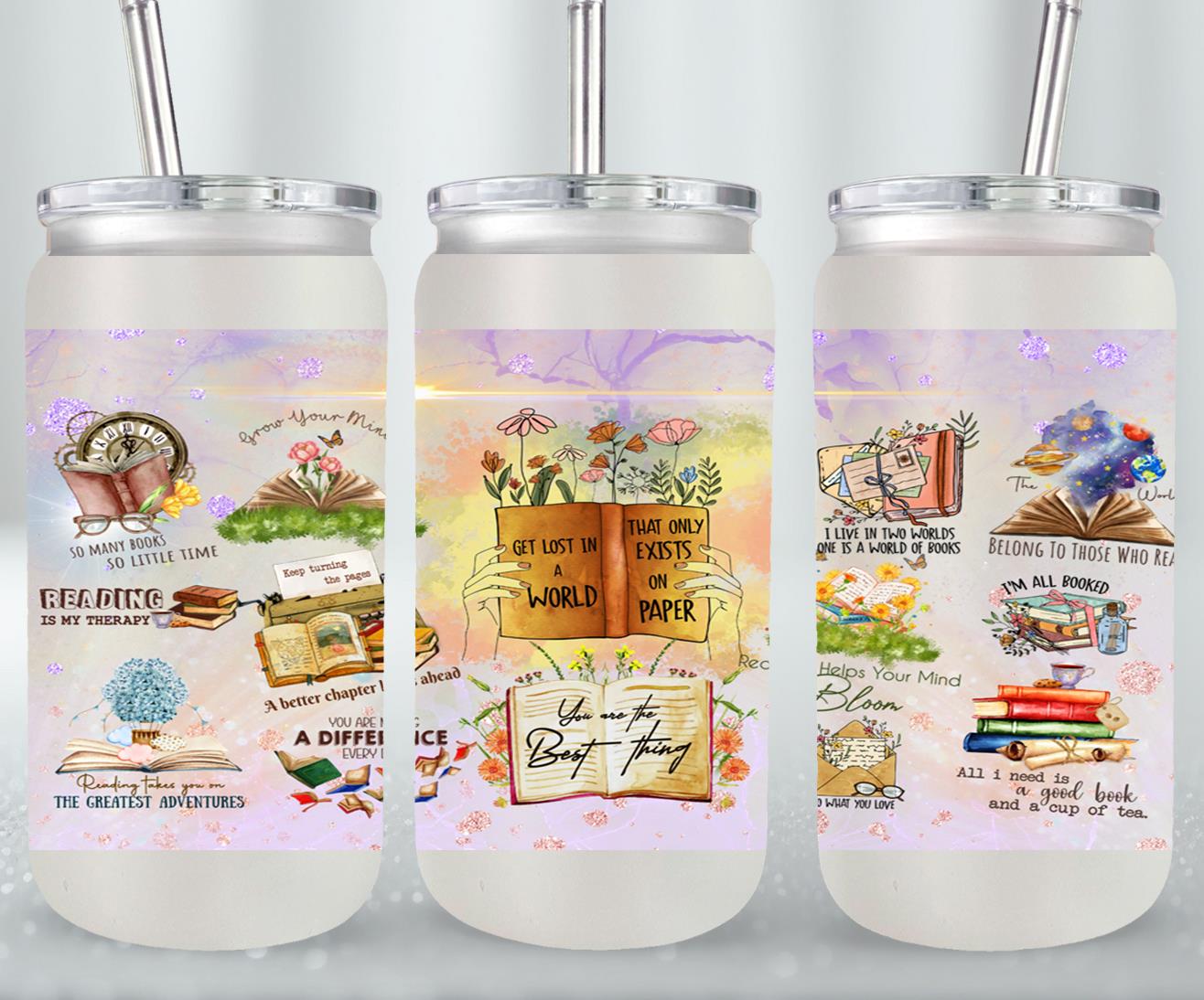 Reading Books Motivation-9983 - glass can