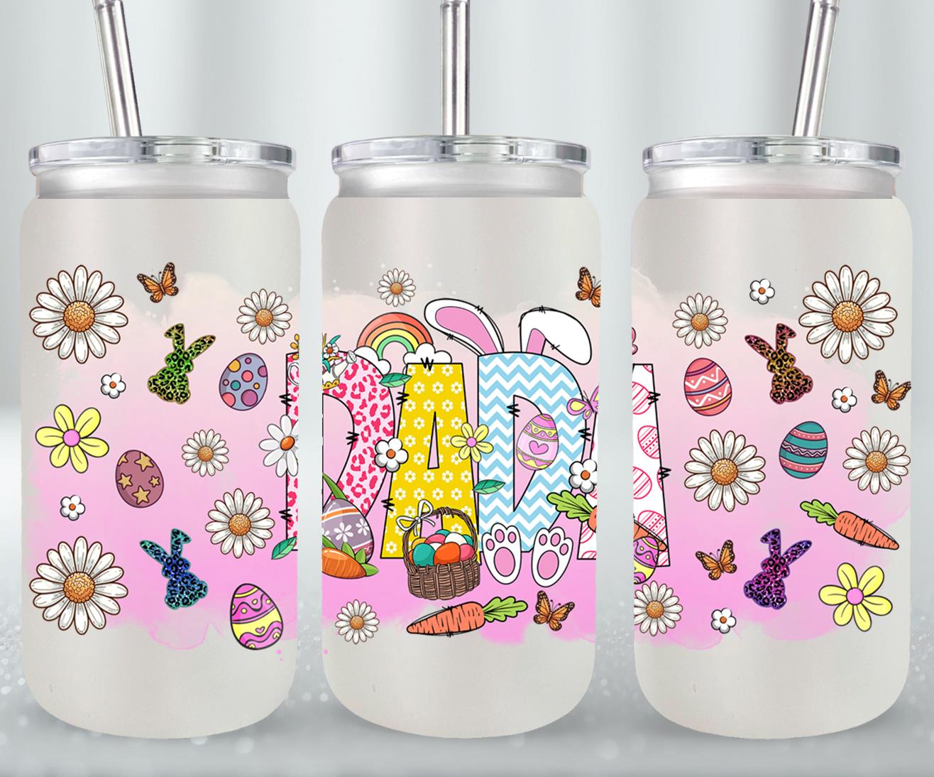 Dada Easter Day-10320 - glass can