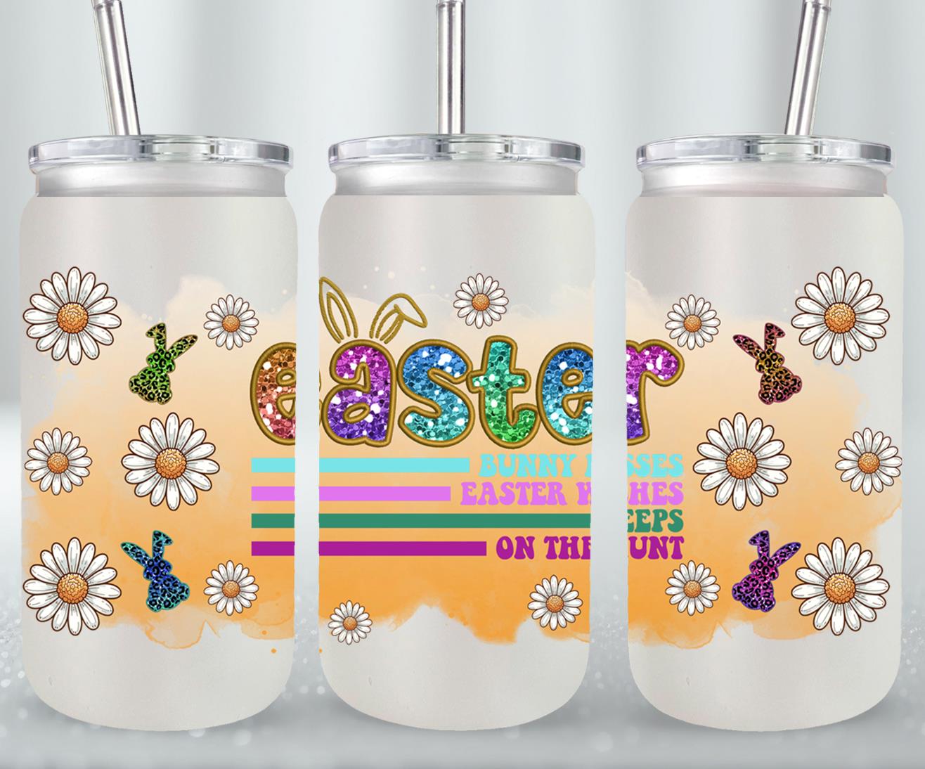 Cartton Easter Day-10283 - glass can