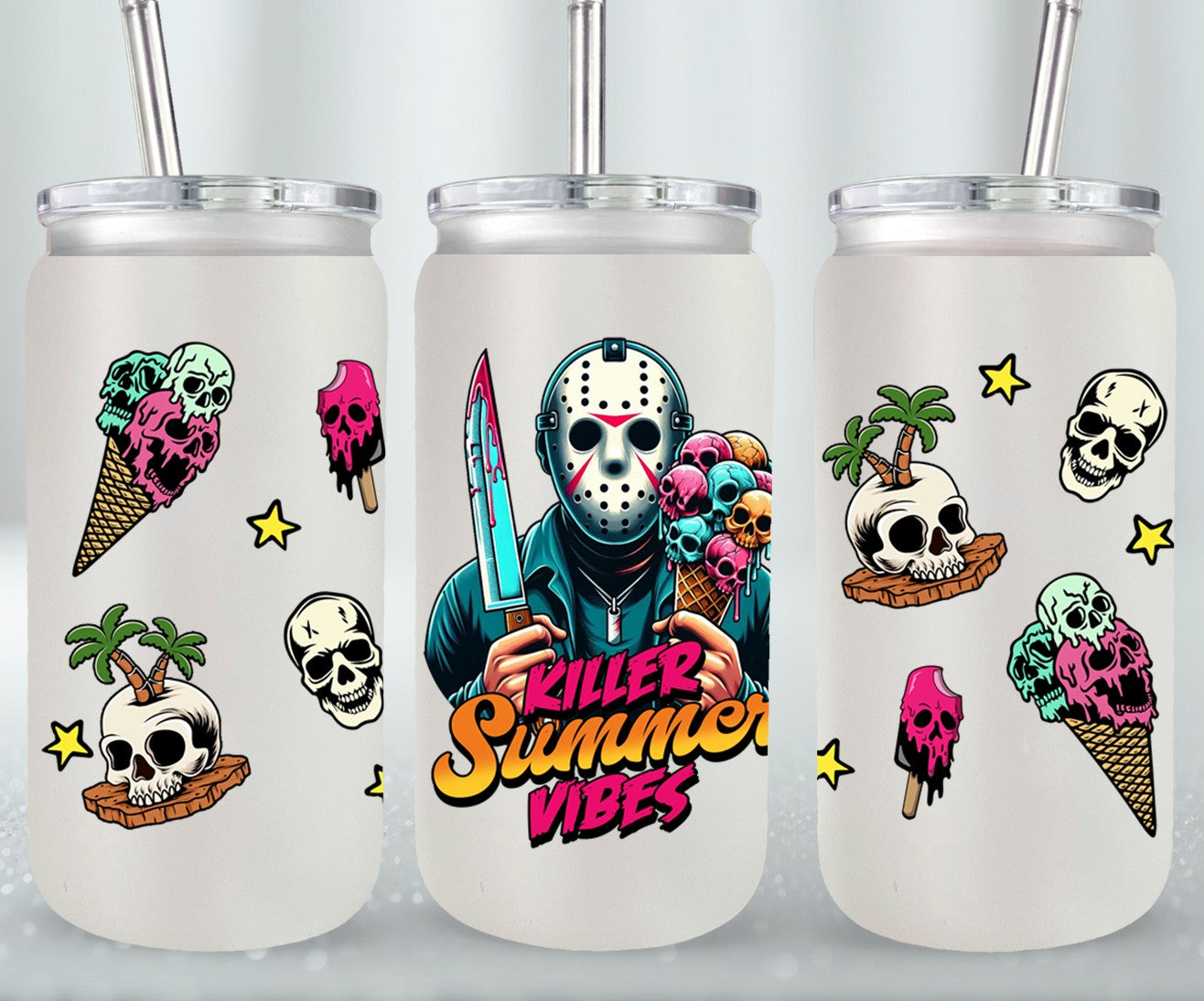 Killer Summer Vibes-10710 - glass can