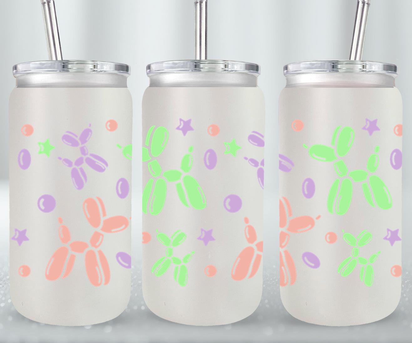 Ballon Dog-9966 - glass can