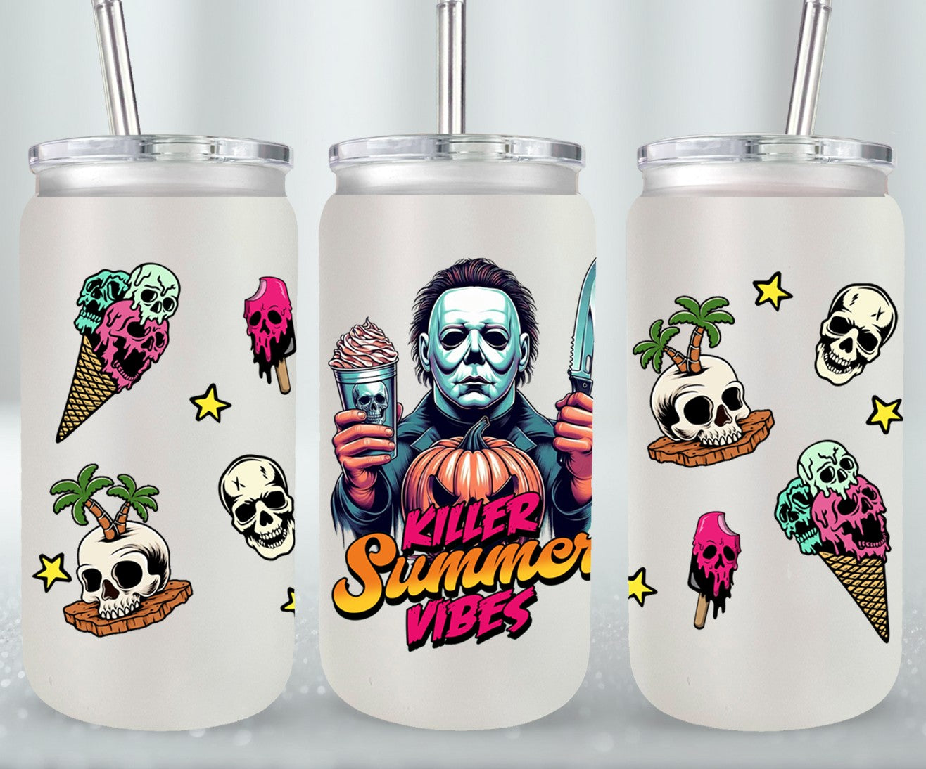 Killer Summer Vibes-10713 - glass can