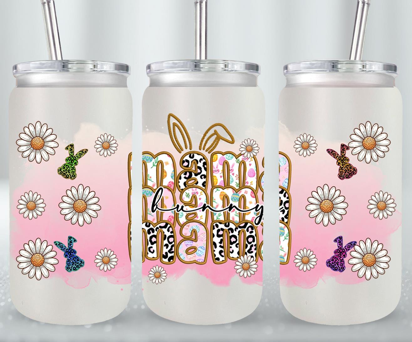 Mama Bunny-10430 - glass can